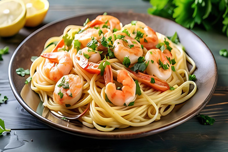 01   Crevettes Linguine